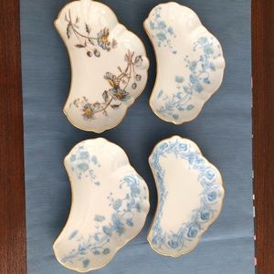 Limoges Bone Dishes/Trinket Dishes Set of 4 France